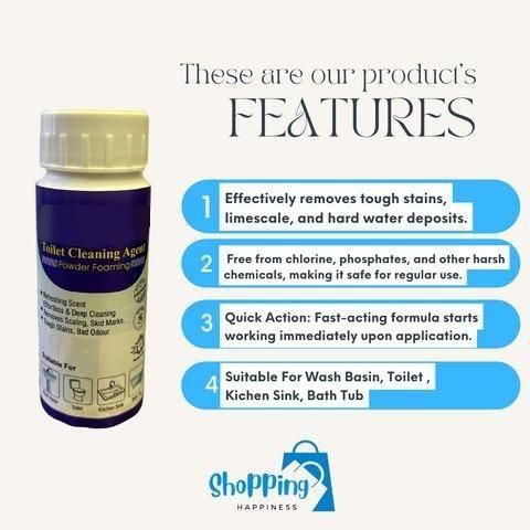 Toilet Cleaning Agent 100 gm (Pack of 2)